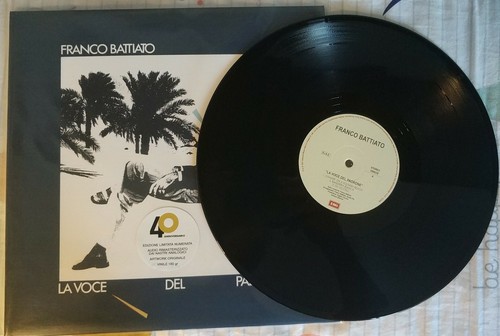 LP FRANCO BATTIATO LA VOCE DEL PADRONE 40TH ANN. NERO 180GR.NUMBER 396/500