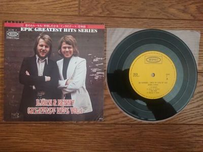 BJORN   BENNY Greatest Hits Vol 1 JAPAN 1972 33rpm 4 Track EP ECPE 7 ABBA