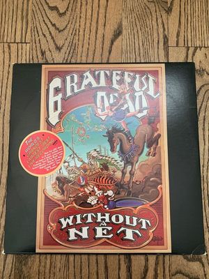 Grateful Dead   Without A Net  1990 promo   3 LP 1st issue   ex condition  