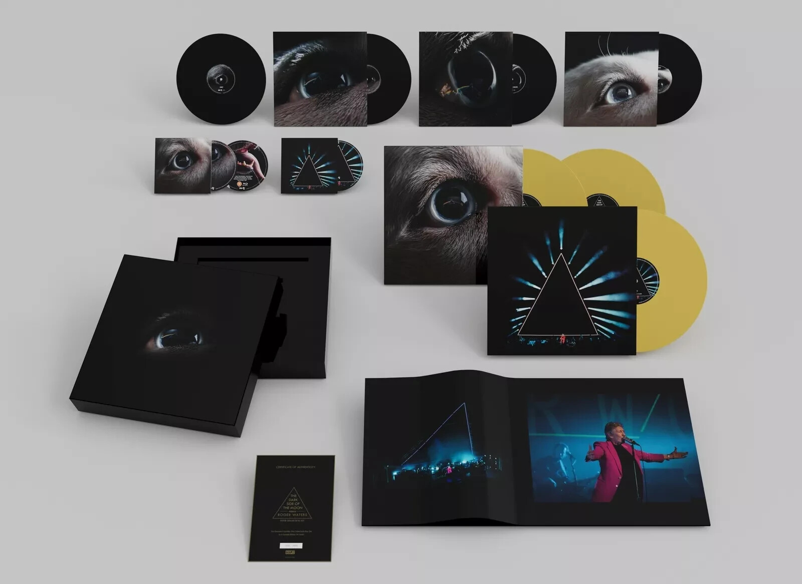 ROGER WATERS - The Dark Side Of The Moon Redux  2025  10 pz LP CD BD 10  BOOK