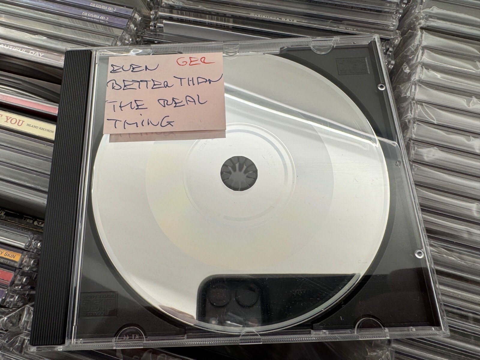 U2 : CD EVEN BETTER THAN THE REAL THING - GERMANY TEST PRESSING
