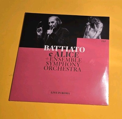 Live in Roma di  Battiato e Alice  Ensemble Symphony Orchestra ,LP Sigillato 