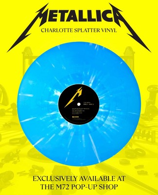 Metallica M72 Charlotte Panthers 72 Seasons Vinyl EXCLUSIVE Splatter