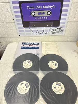 1982 American Top 40 Casey Kasem Program 4 Vinyl Records 10/9/82 Near Mint 824-2