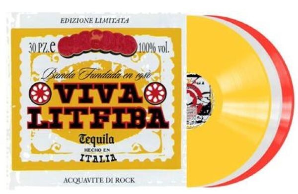 LITFIBA - Viva Litfiba  2024  3 LP yellow/red/white Vinyl