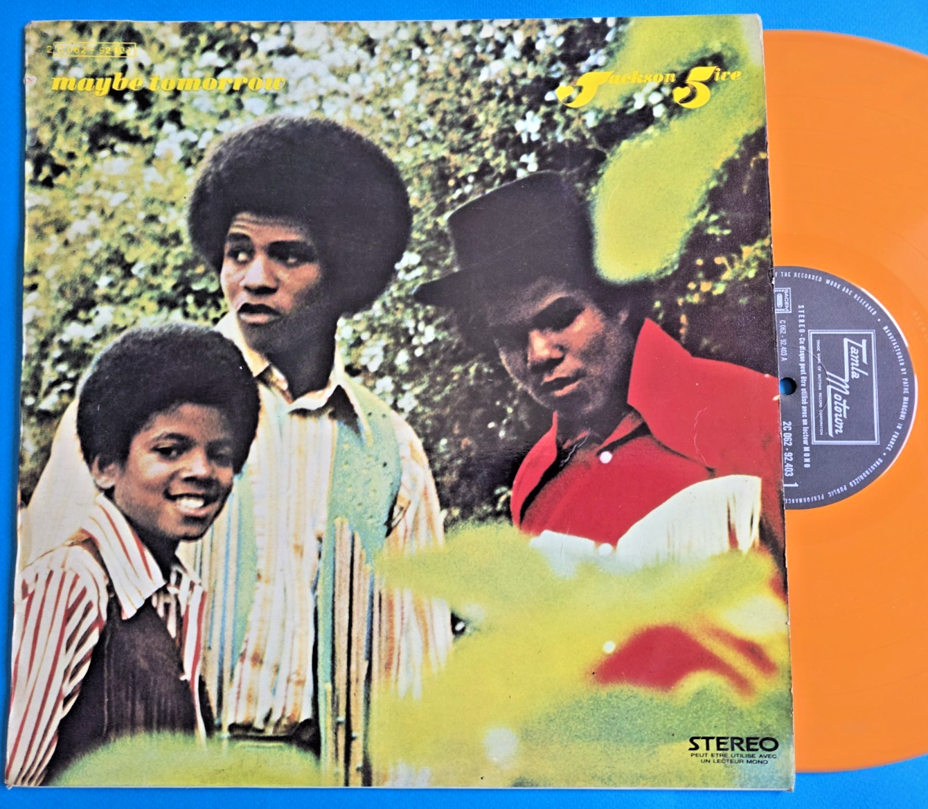 The JACKSON 5 Maybe Tomorrow LP Tamla 2C062-92403  Promo Limited at 50 ex Orange