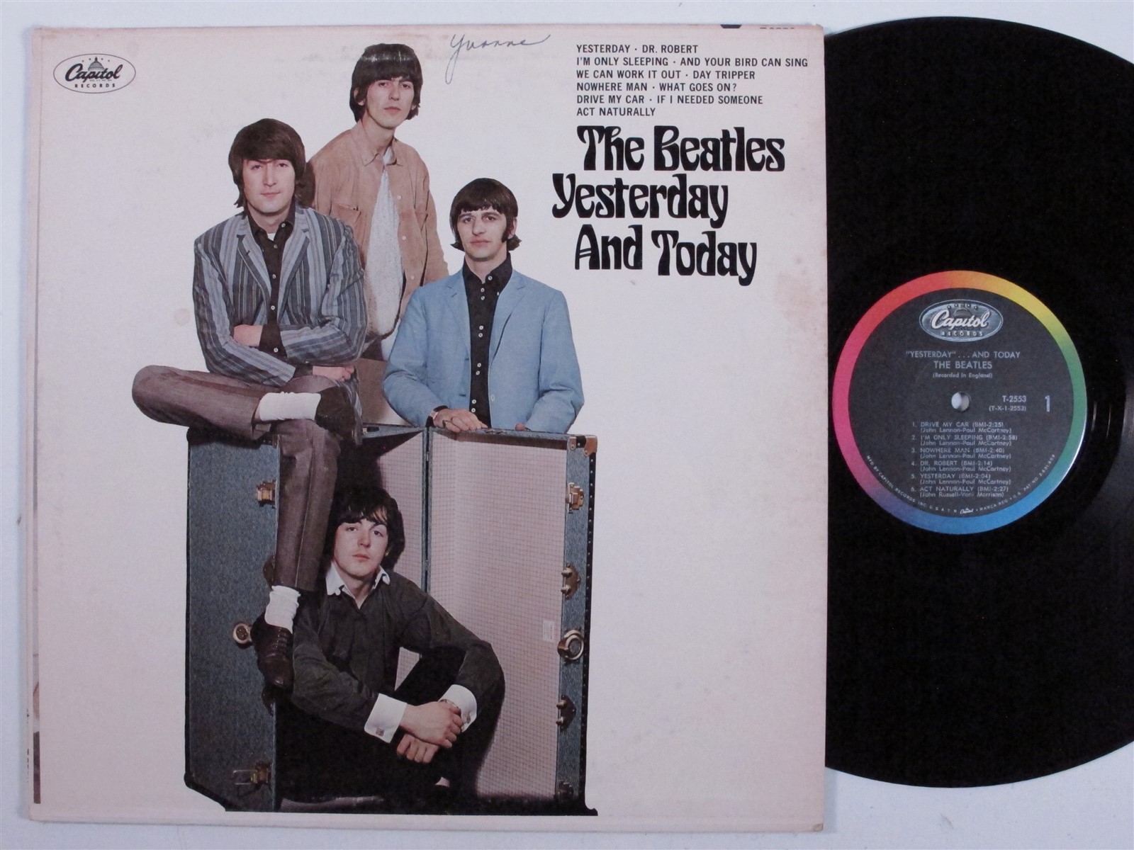 BEATLES Yesterday And Today CAPITOL LP mono 2nd state  butcher  cover l