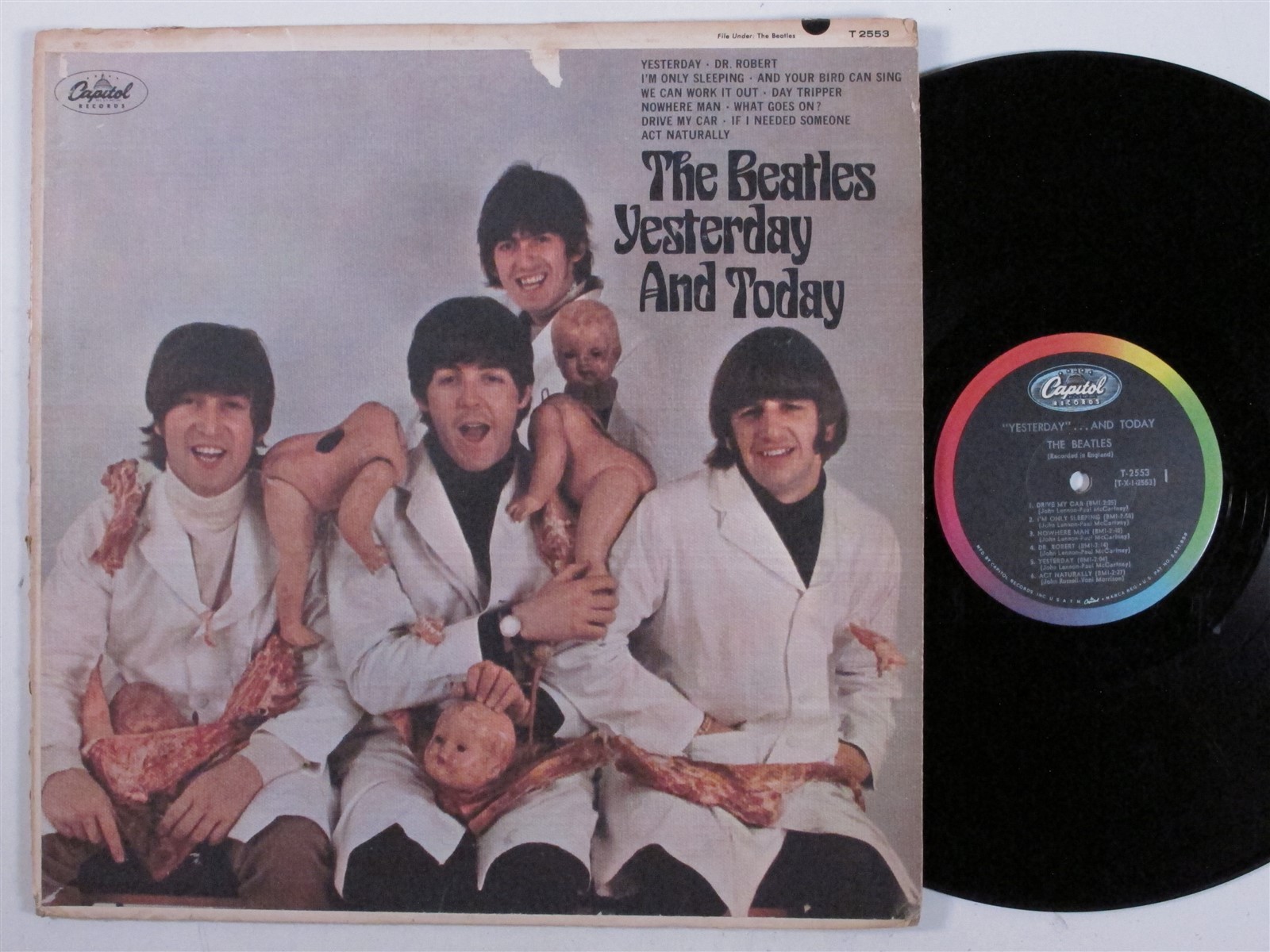 BEATLES Yesterday And Today CAPITOL LP mono 3rd state  butcher  cover l