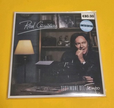 RED CANZIAN-RARISSIMO LP- TESTIMONE DEL TEMPO- VINILE AUTOGRAFATO SIGILLATO 
