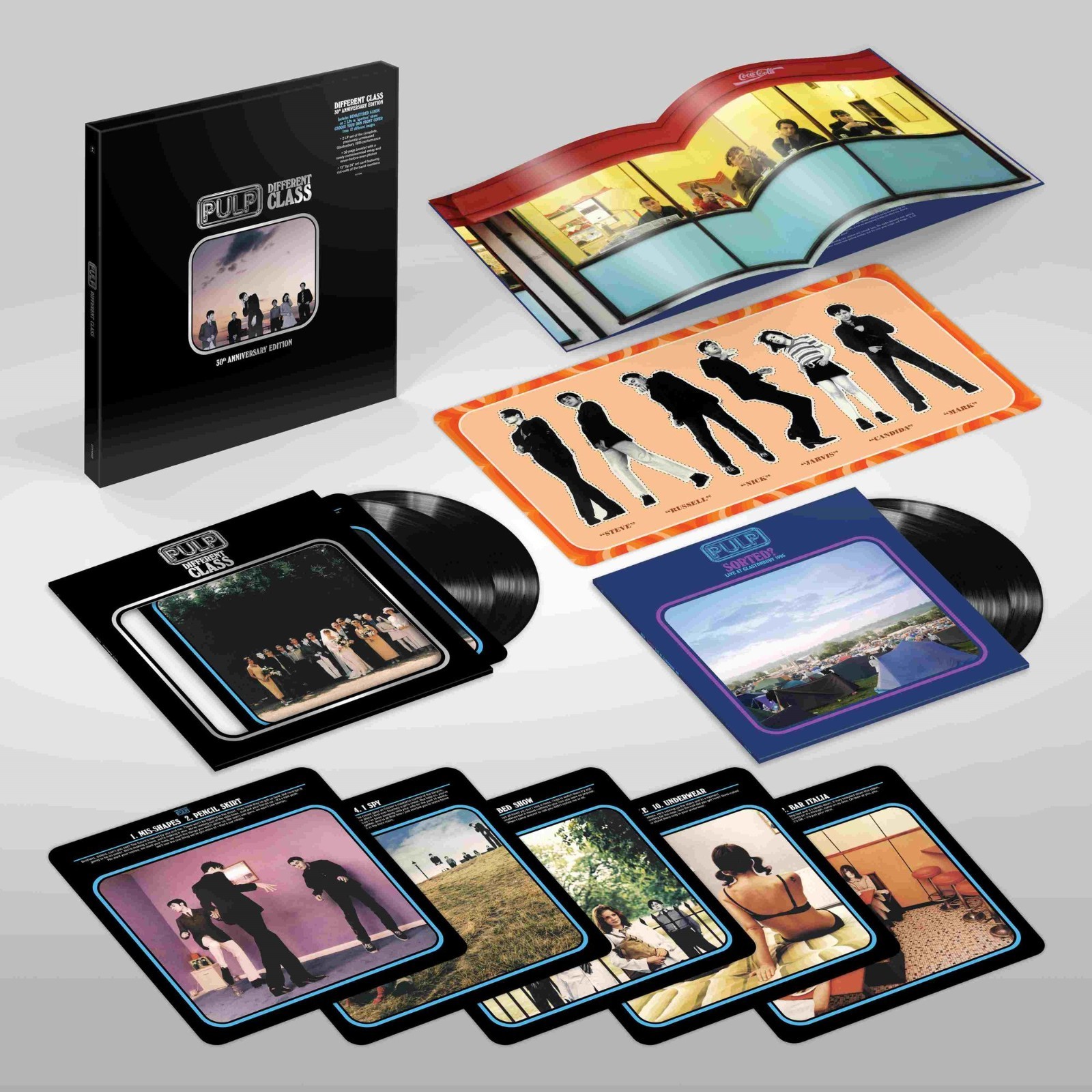 PULP - Different Class  super deluxe   2025  4 LP Vinyl memorabilia presale