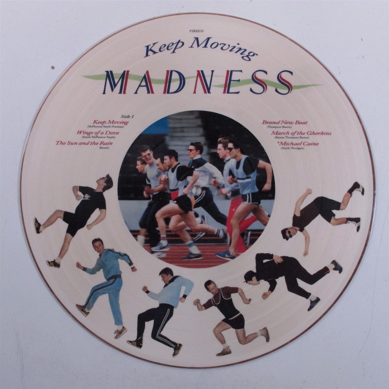 MADNESS Keep Moving STIFF LP VG   uk picture disc r