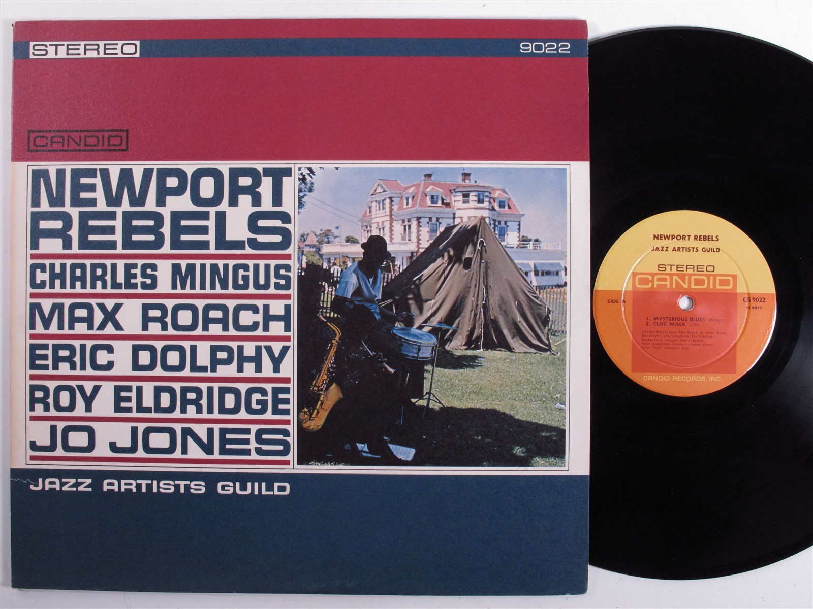 NEWPORT REBELS Various Artists CANDID CS-9022 LP VG  t
