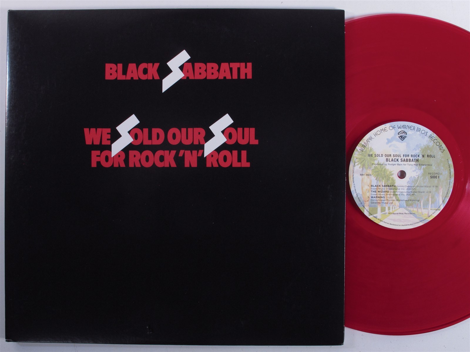 BLACK SABBATH We Sold Our Soul... RHINO 2XLP VG  /NM red vinyl 2018 reissue x