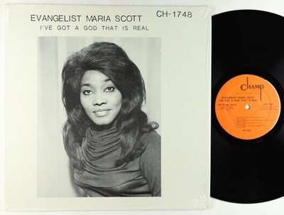 Evangelist Maria Scott - I ve Got A God LP - Champ - Soul Funk Gospel VG  HEAR