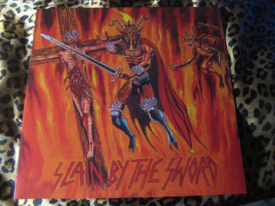 SLAYER slain by the sword Swirl 2-LP VINYL exodus metallica