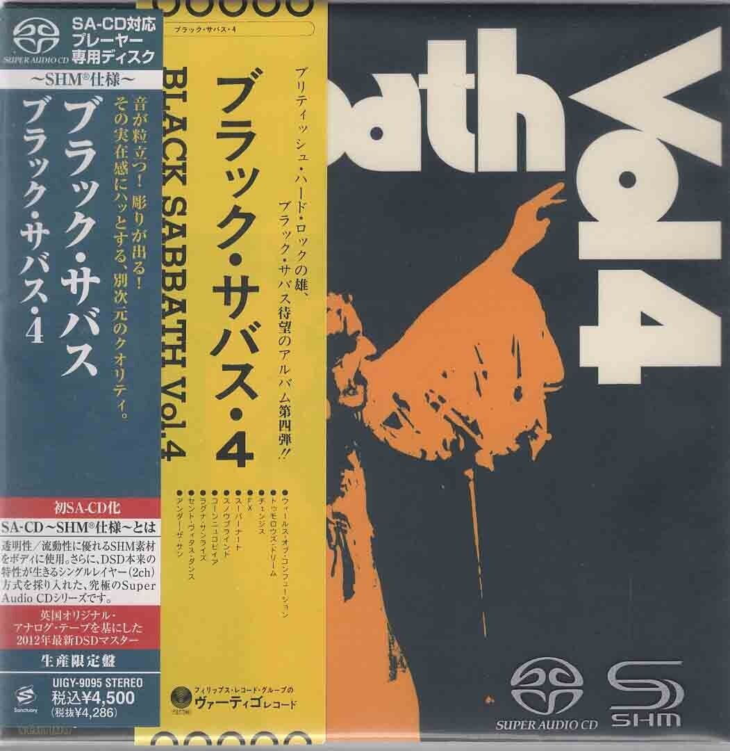 BLACK SABBATH BLACK SABBATH VOL.4 JAPAN MINI LP SACD SHM UIGY 9095 OBI PROMO OBI