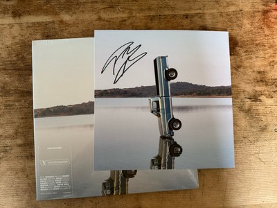 Post Malone F-1 Trillion SPRING GREEN LP Vinyl W/SIGNED Art Print Autographed