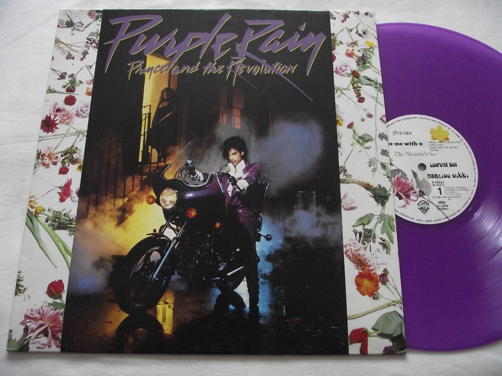 PRINCE AND THE REVOLUTION   PURPLE RAIN   1984 Japan WARNER BROS LP PURPLE VINYL