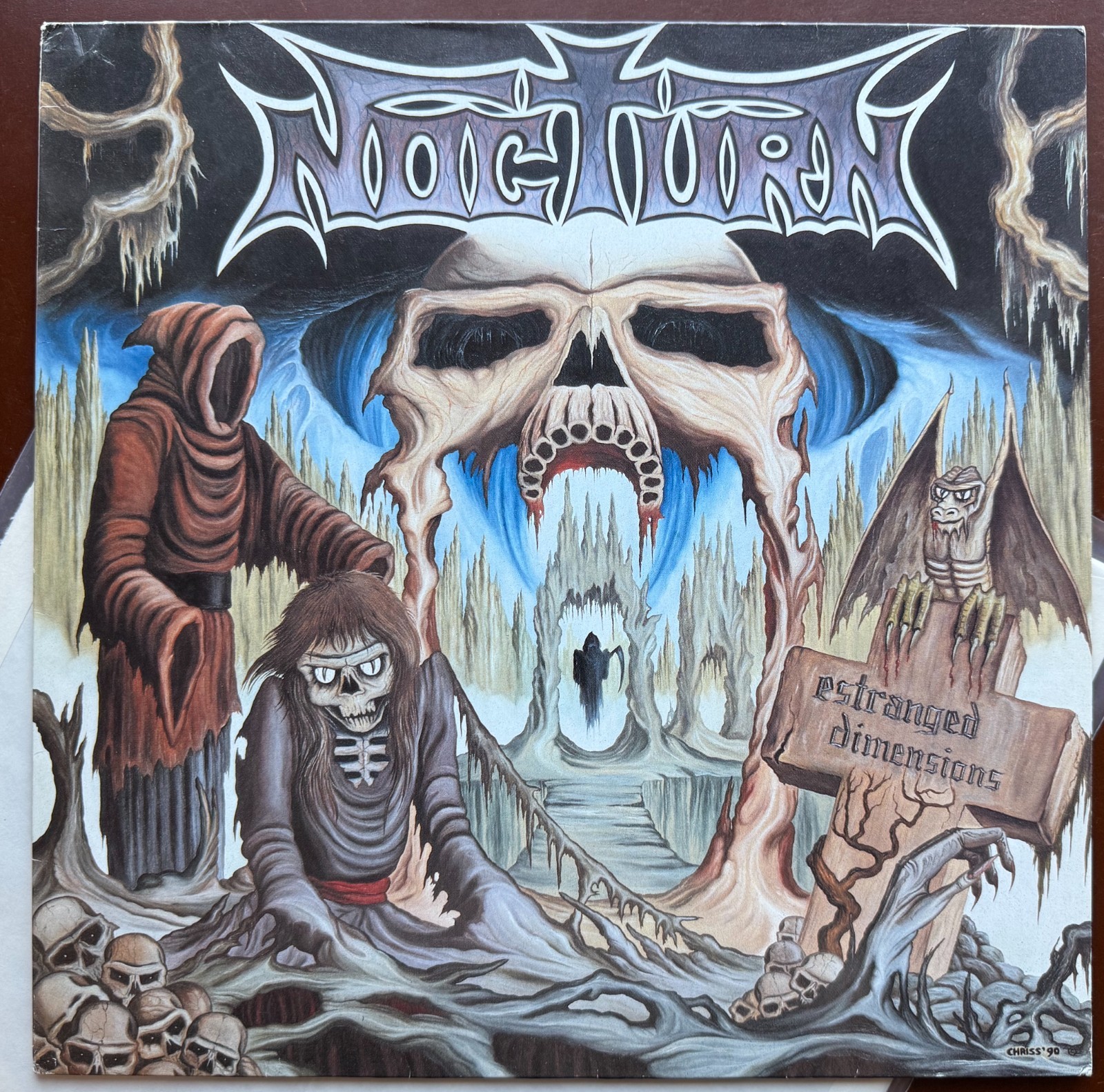 Nocturn     Estranged Dimensions - Old World Records OWR 018 - 1991 LP FIRST PRESS