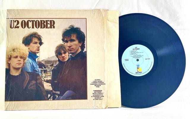 Vinile U2 ottobre UK Island 