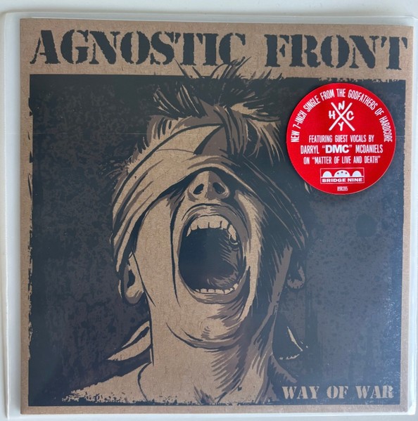 Agnostic Front Way Of War red vinyl 7  black flag bridge 9