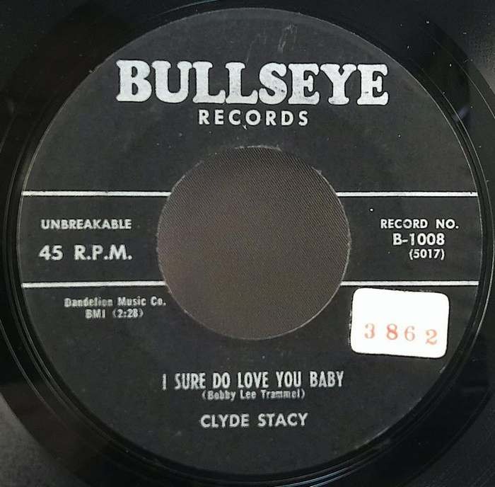 Clyde Stacy - I Sure Do Love You Baby / Honky Tonk Hardwood Floor Vinyl 45