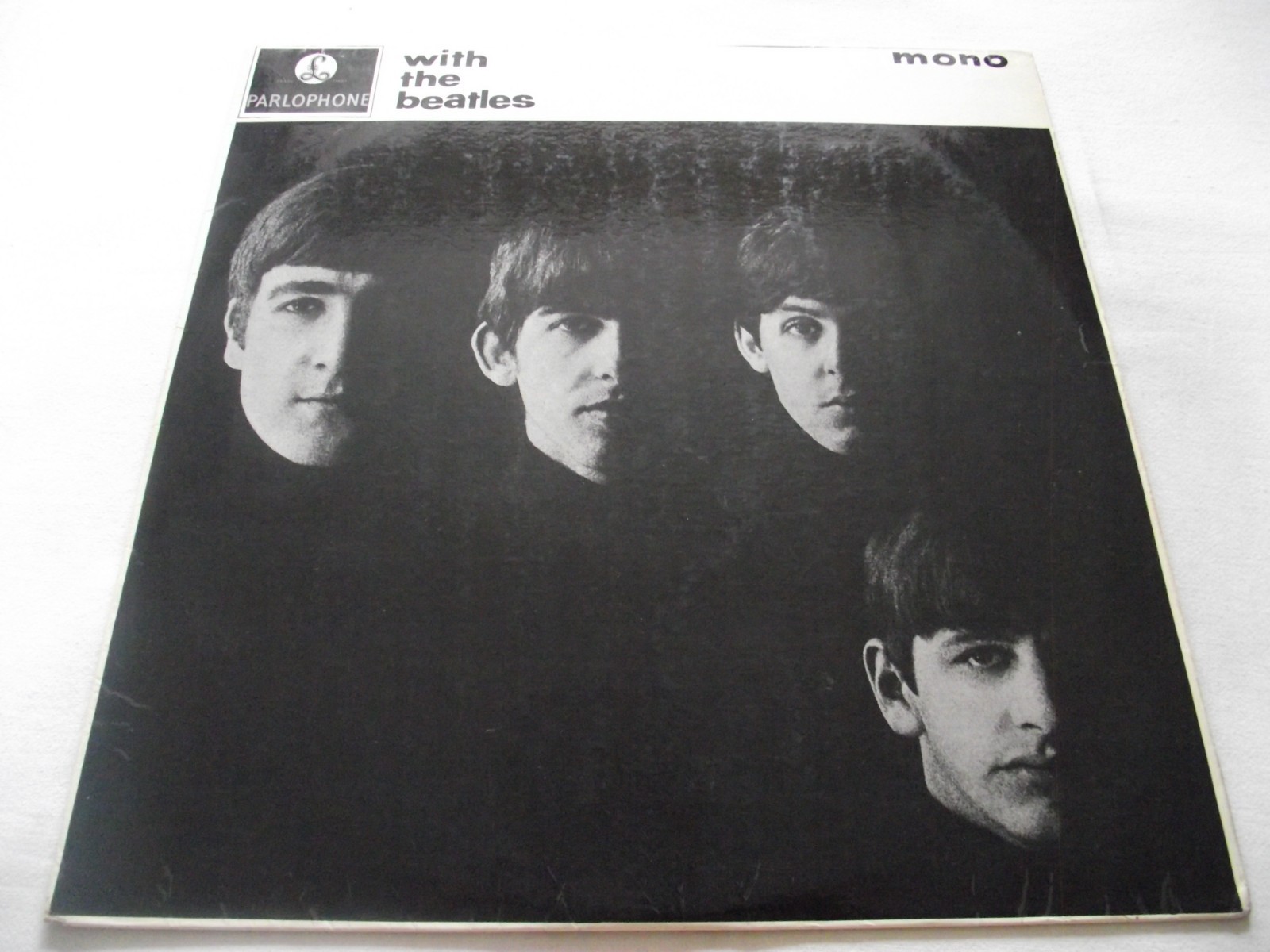 THE BEATLES   WITH THE BEATLES    1963 UK Black/Yellow PARLOPHONE LP