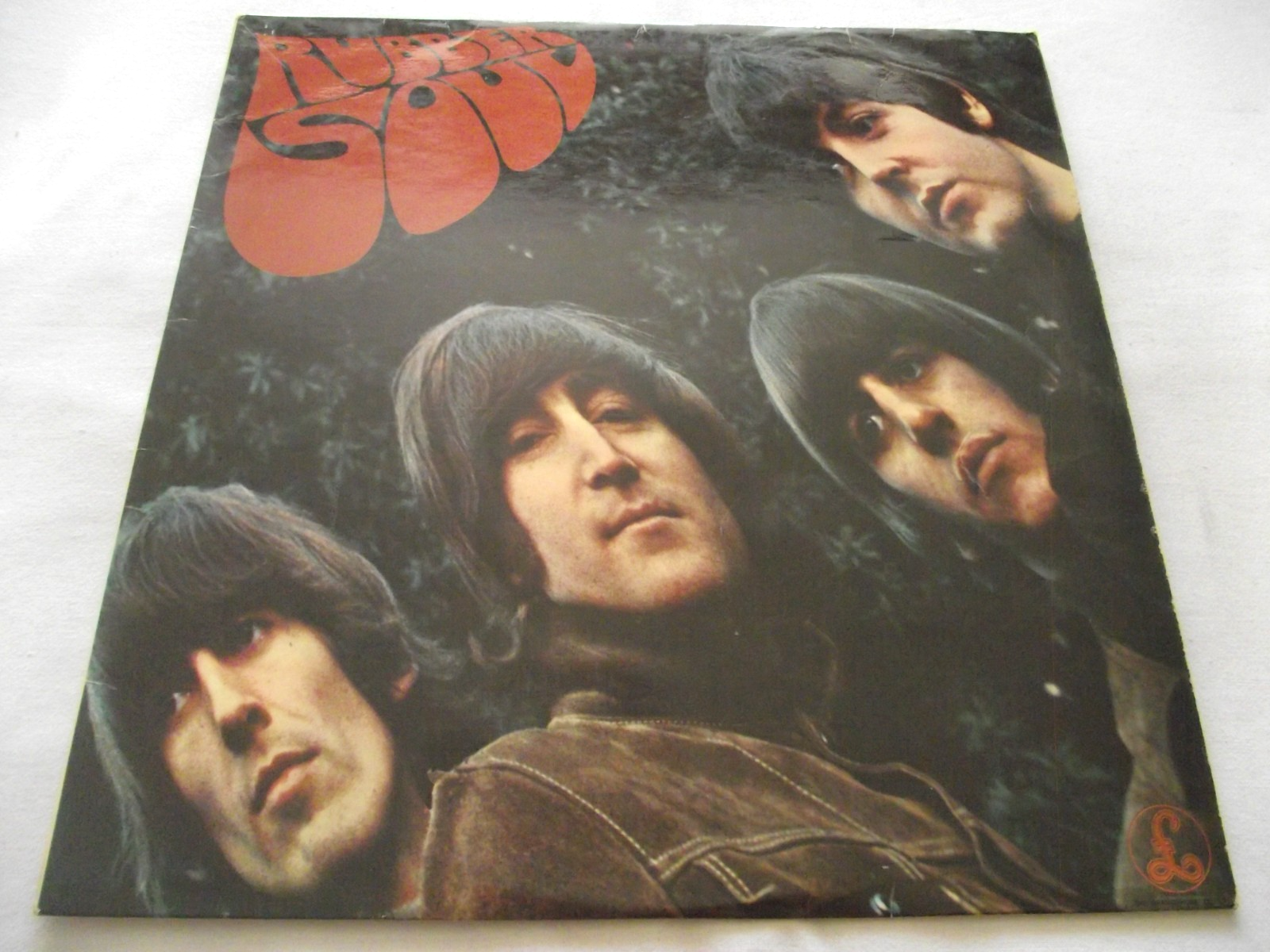 THE BEATLES   RUBBER SOUL    1965 UK Black/Yellow PARLOPHONE LP -5,-5.