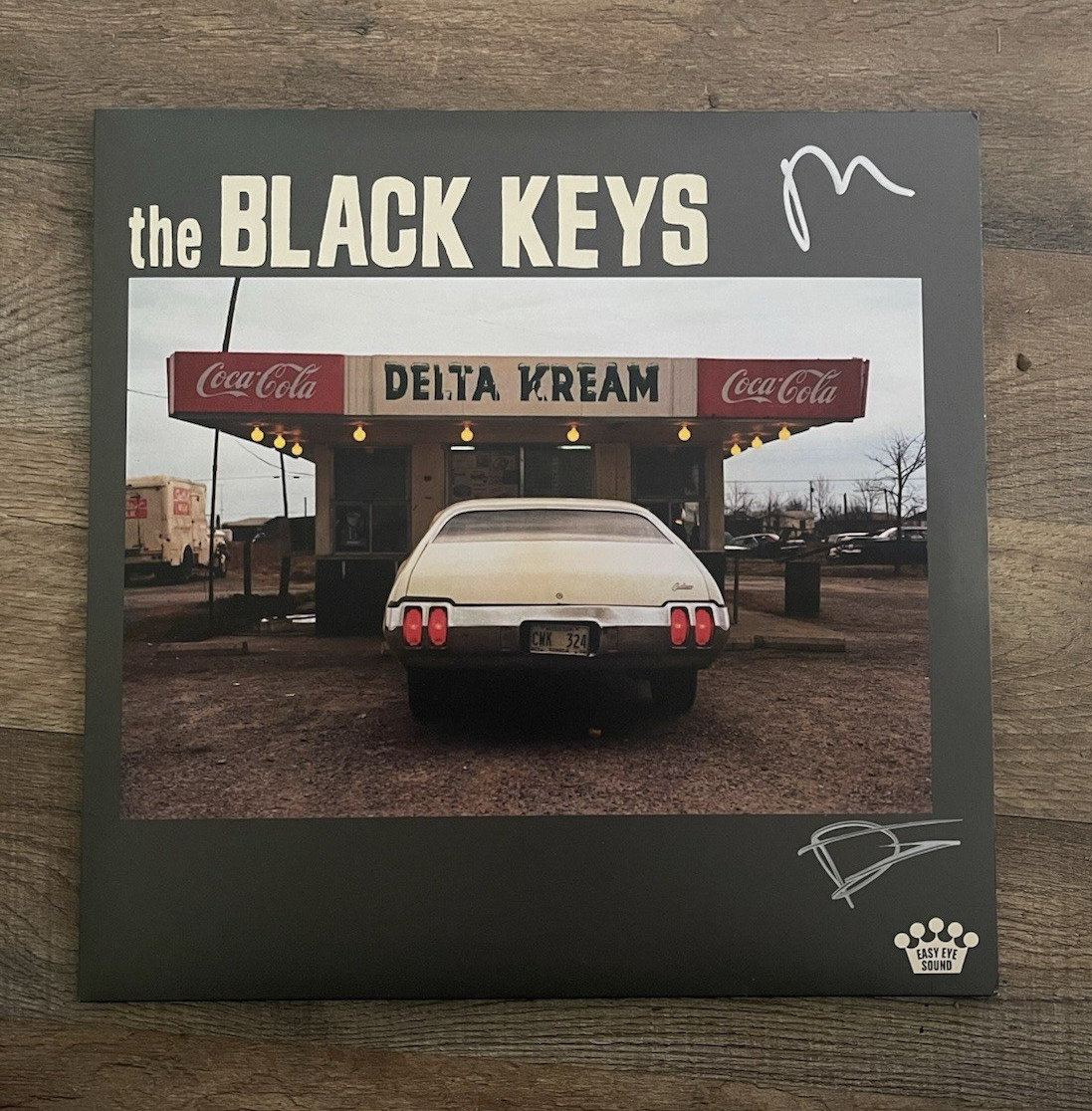 The Black Keys autographed Delta Kream 2021  Blues Vinyl LP Cardboard Sleeve