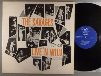 The Savages Live  N Wild HOLY GRAIL RARE ORIGINAL     Garage Psych Duane Records