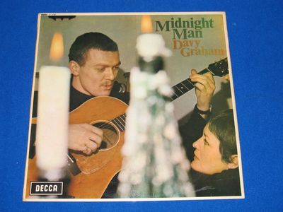 DAVY GRAHAM   Midnight Man OG DECCA UK LP 1966 MONO 1st PRESS FOLK PSYCH MONSTER
