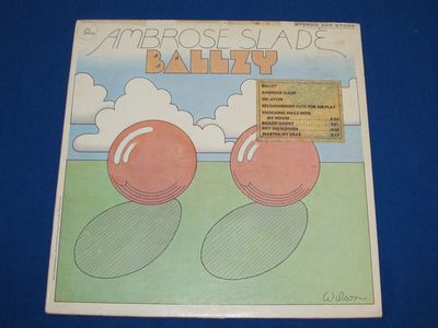 AMBROSE SLADE   Ballzy OG PROMO 1st PRESS USA 1969 LP SIGNED HARD PSYCH ROCK