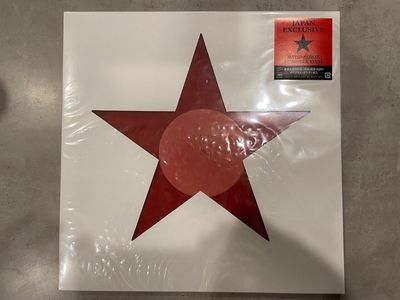 David Bowie Black Star Japan only Red Vinyl with insert   poster