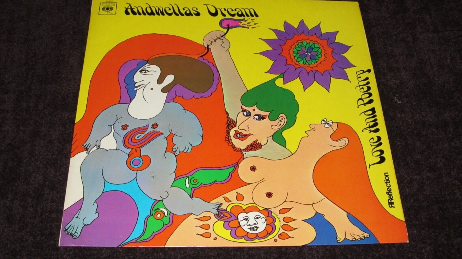 ANDWELLAS DREAM   Love And Poetry RARE OG CBS UK 1st PRESS LP 1969 PSYCH PROG