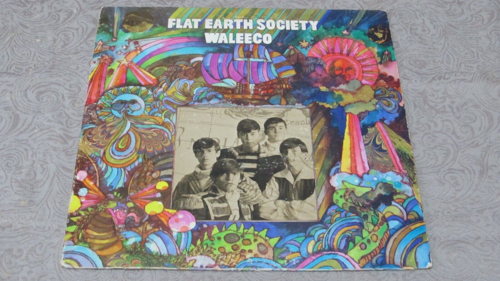 FLAT EARTH SOCIETY   Walecoo OG USA 1st PRESS LP 1968 ESSENTIAL GARAGE PSYCH GEM