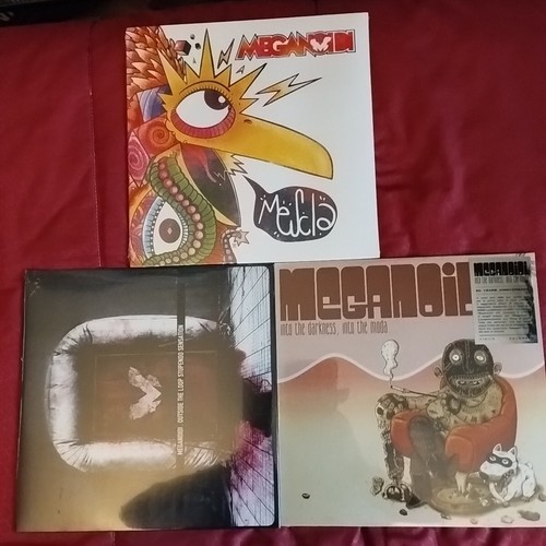 Meganoidi. 3 LP.Sigillati :.Mescla/Outside/Into The Darkness.