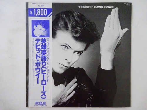 David Bowie Heroes RCA RPL-2106 Japan  VINYL LP OBI