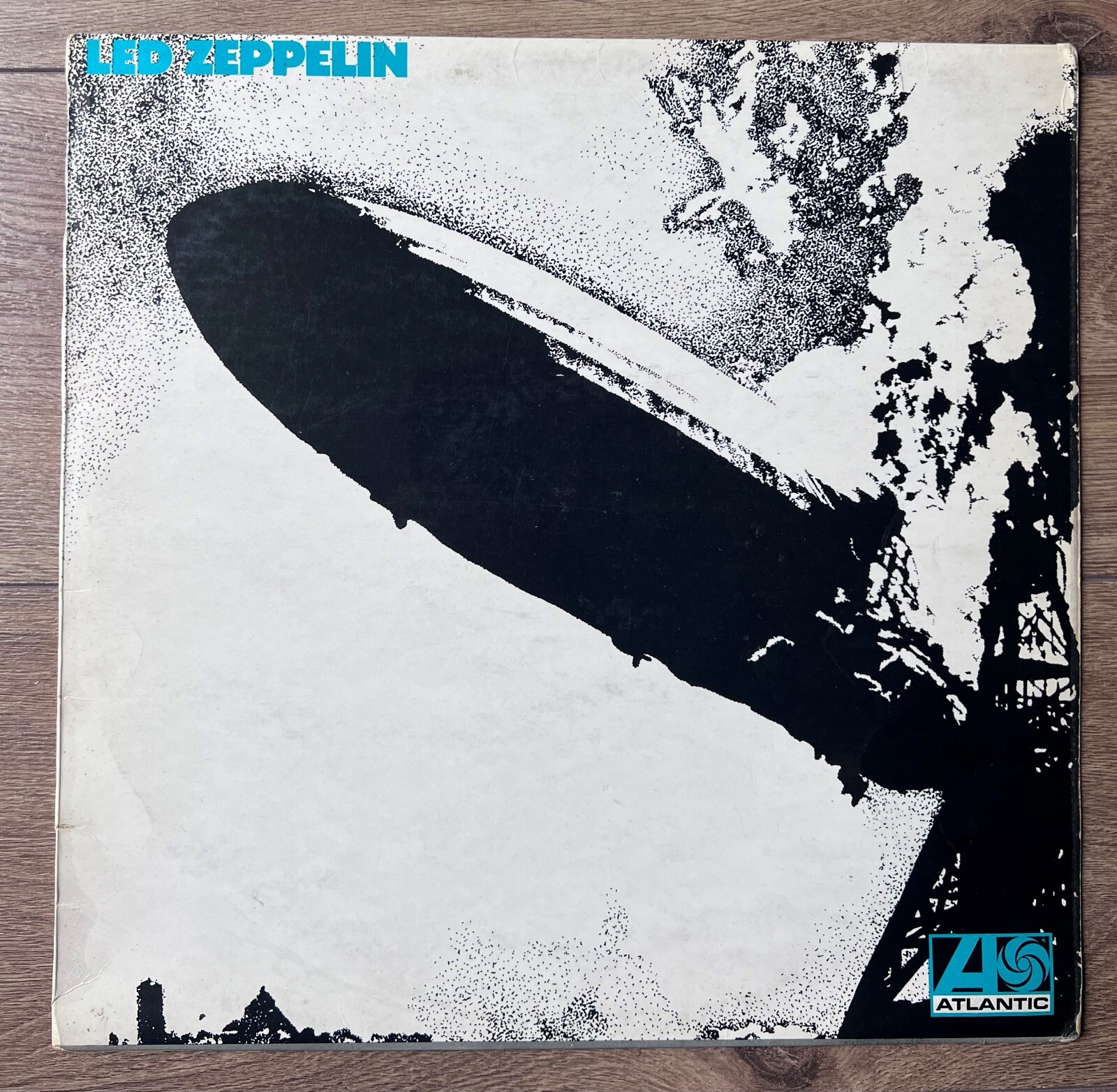 Led Zeppelin 1st press LP turquoise superhype uncorrected matrix