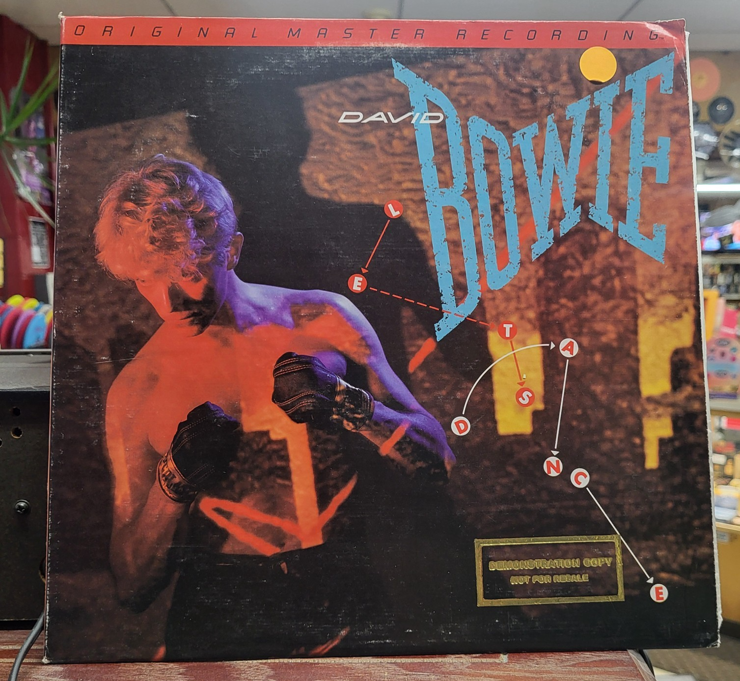DAVID BOWIE Let s Dance  vinyl LP  Mobile Fidelity  promo 
