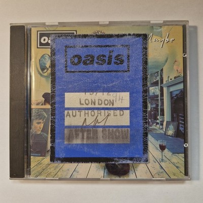OASIS Definitely Maybe  AFTERSHOW  PASS 1994 HAMMERSMITH LONDON CD See Pics