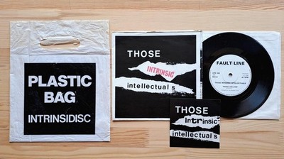 THOSE INTRINSIC INTELLECTUALS - RADIO ICELAND 1980 7  P/S RARE SCOTTISH DIY PUNK