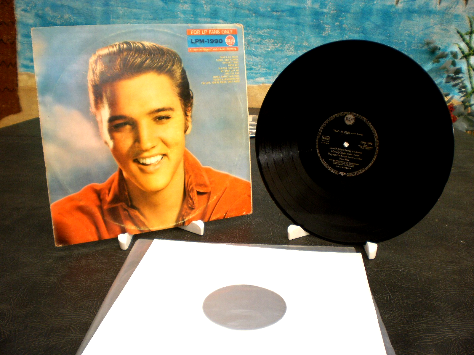 1 x German LP Elvis Presley  For LP Fans Only RCA LPM  1990