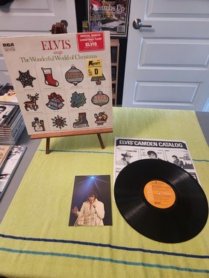 Elvis Presley - LSP-4579 - Wonderul World Of Christmas LP - Hype Sticker   Bonus