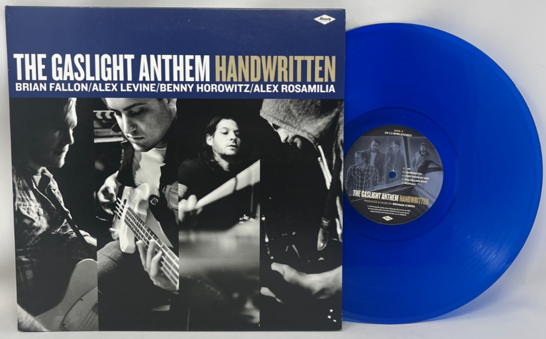 The Gaslight Anthem -  Handwritten  2012 US Blue LP. Mercury, B0016941-01