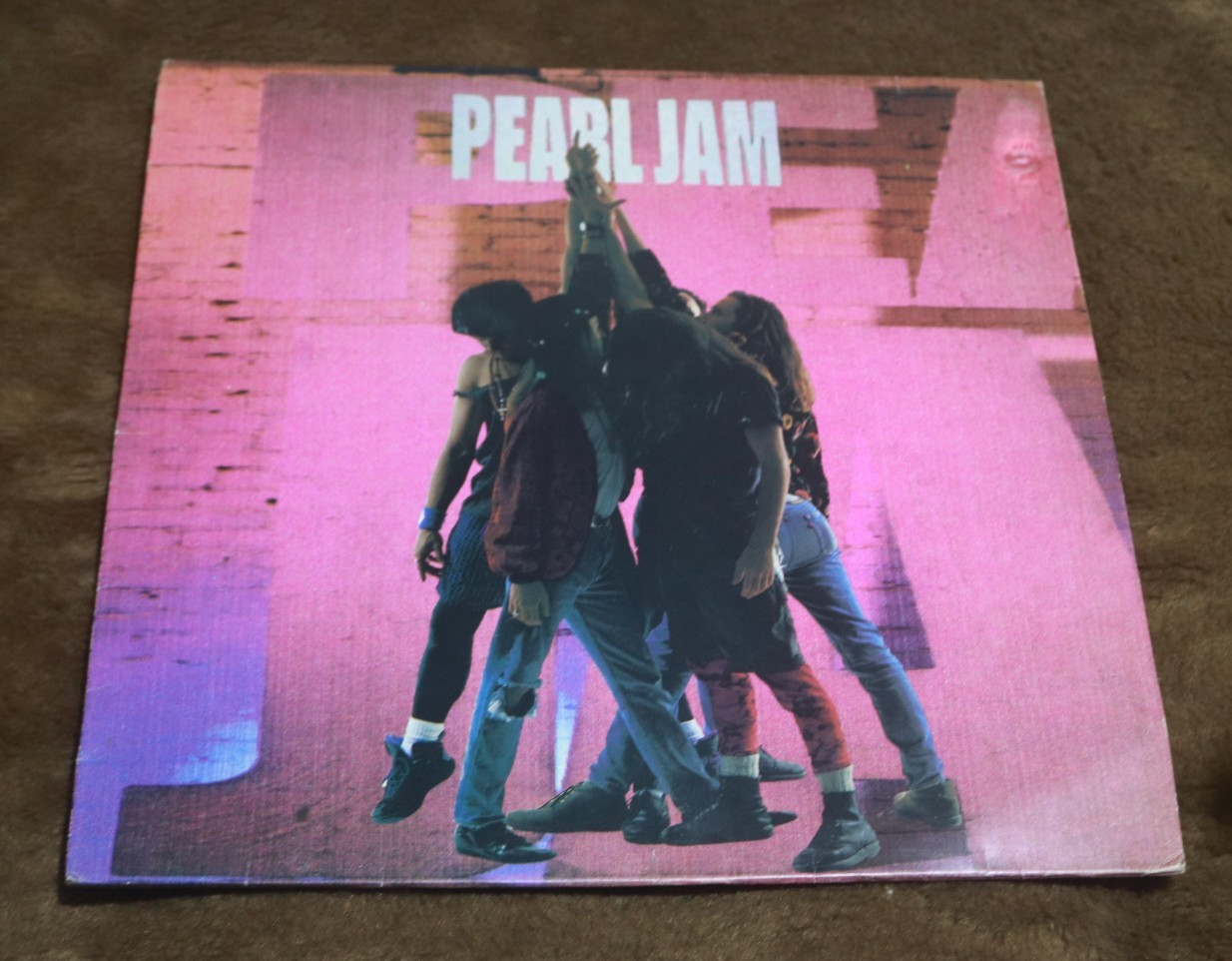 LP PEARL JAM Ten 1991 First Pressing Insert HEAR