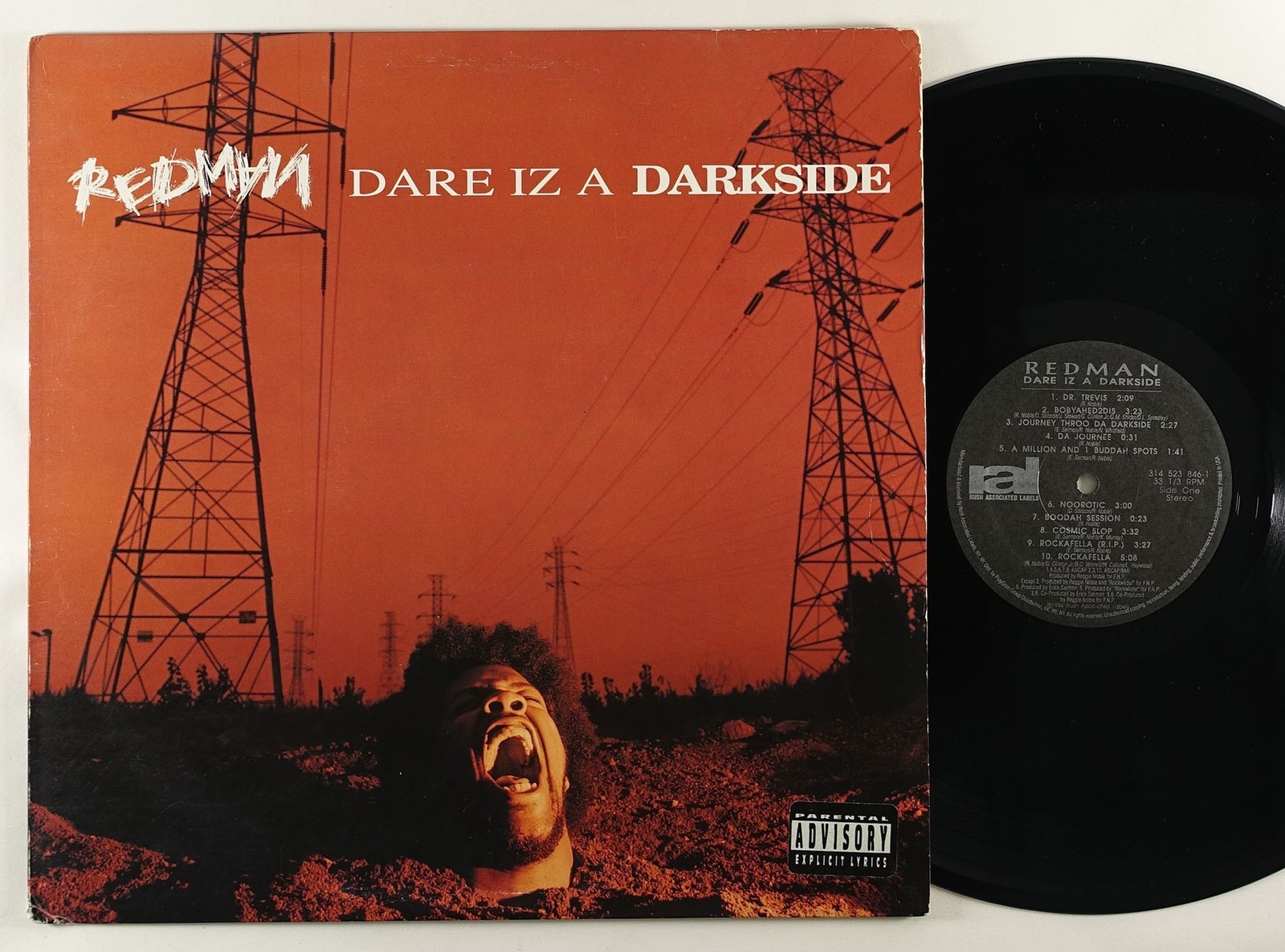 Redman  Dare Iz A Darkside  LP Rush Associated Promo Rap Hip Hop