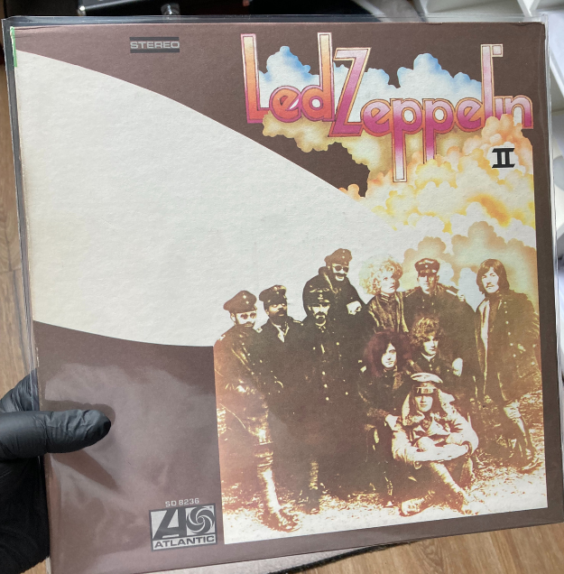LED ZEPPELIN II LP 1969 US 1st Press RL Robert Ludwig CUT - NM/NM Condition  WOW