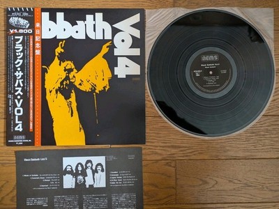 BLACK SABBATH Vol.4 1980 Japan LP w/ OBI SP18-5013