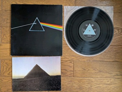 PINK FLOYD The Dark Side Of The Moon JAPAN LP w/ BOOK Solid Blue EOP-80778
