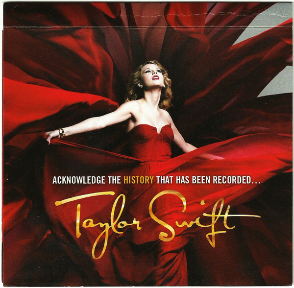 taylor swift speak now acknowledge the history that has been recorded